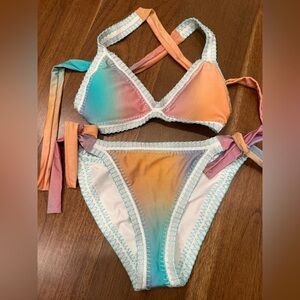 Colorful Gradient Bikini Set